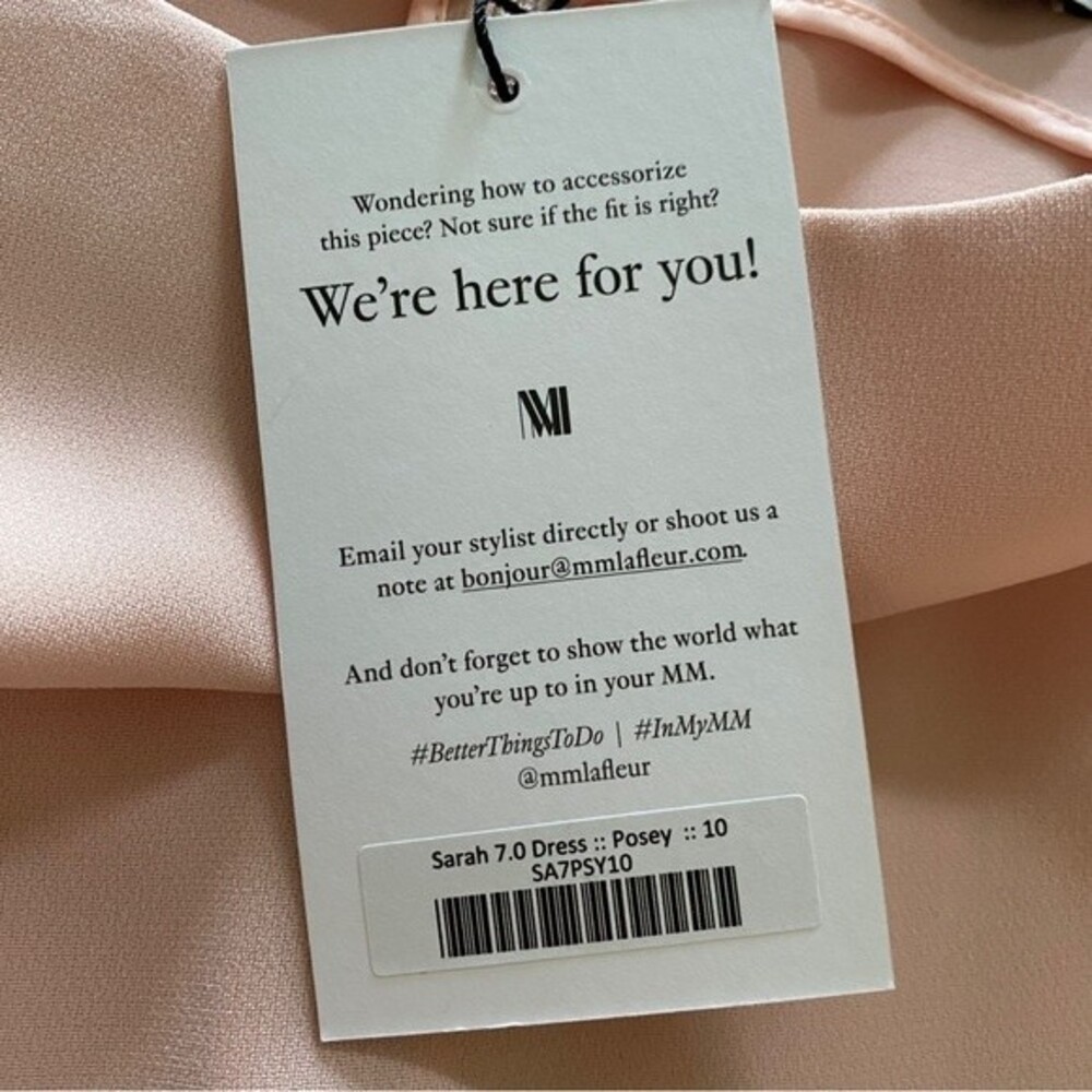NWT! MM LaFleur Sarah 7.0 Dress - posey color, size 10 - Picture 7 of 13
